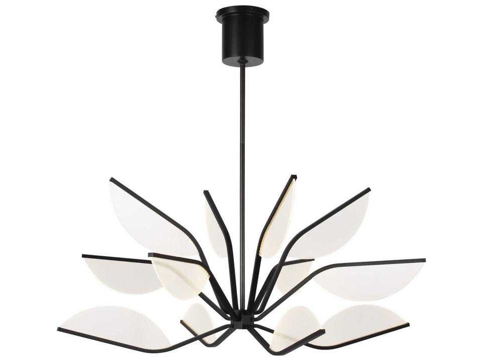 Belterra 38-Inch LED Chandelier in Matte Black
