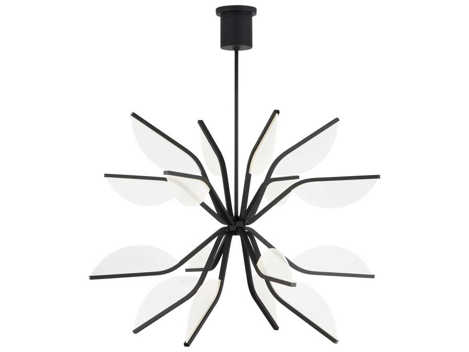 Belterra 38 Globe Integrated LED Chandelier in Natural Brass