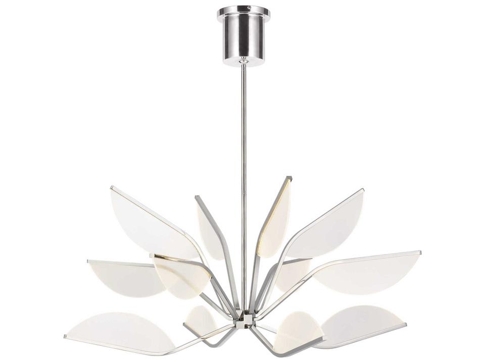 Belterra 38-Inch LED Chandelier in Polished Nickel