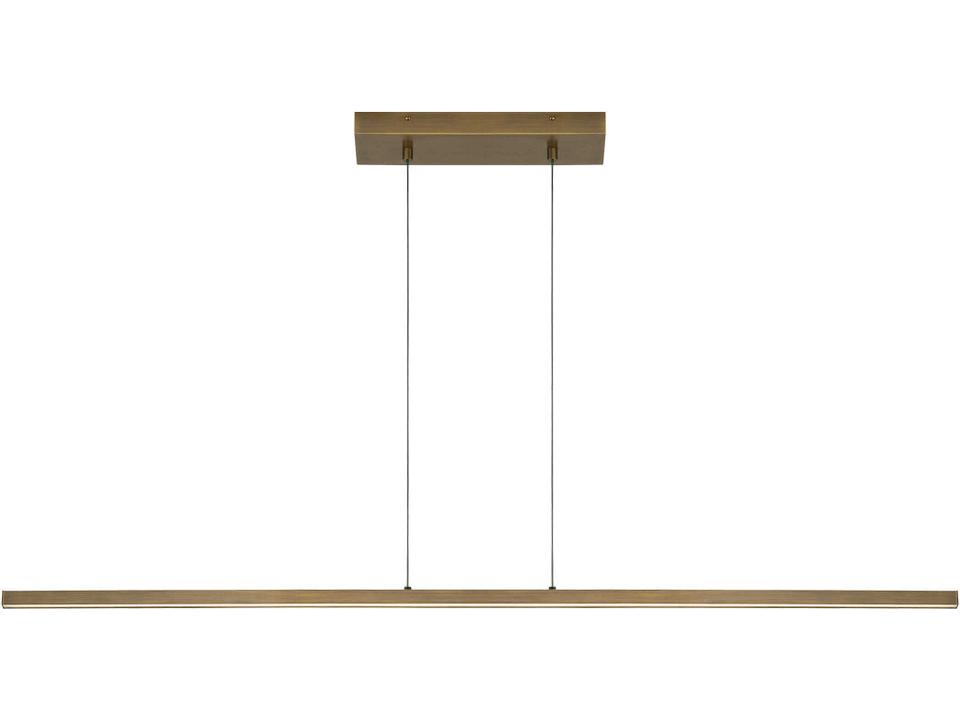 Essence Linear Suspension Light in Aged Brass