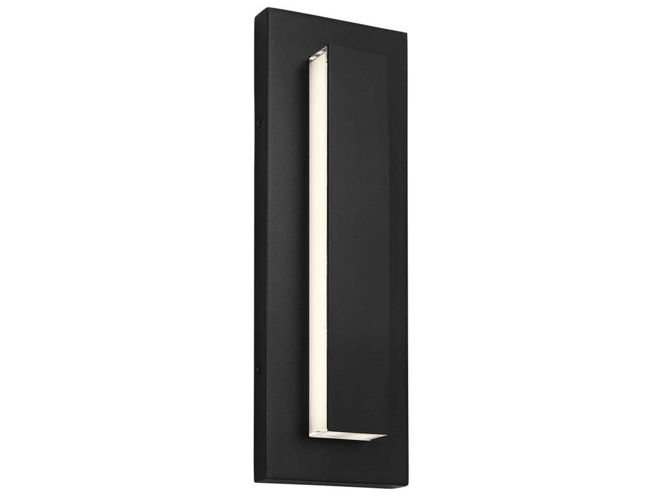 Aspen 1-Light Outdoor Wall Light in Natural Brass