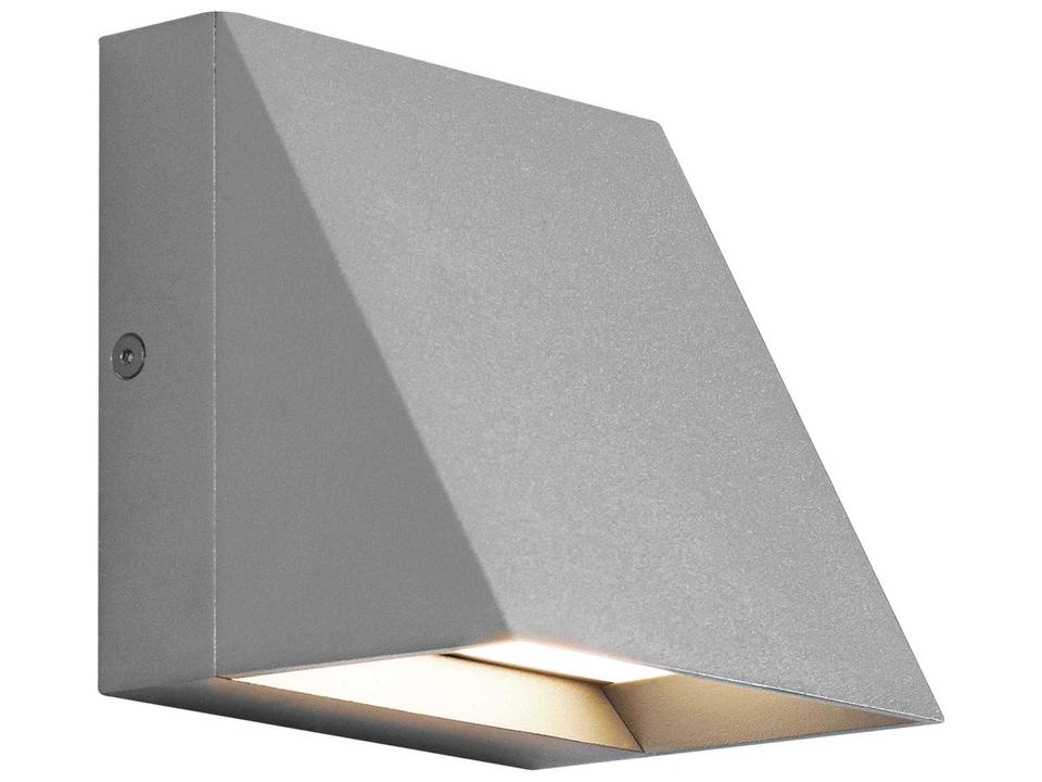 Pitch Outdoor Wall Sconce Silver LED