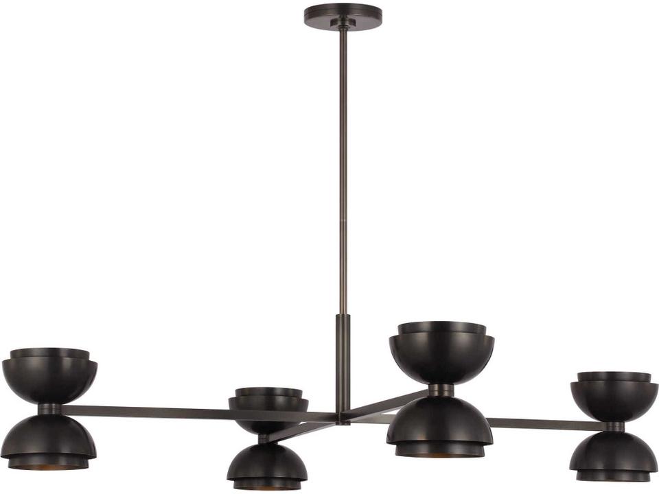 Shanti LED X Chandelier Bronze