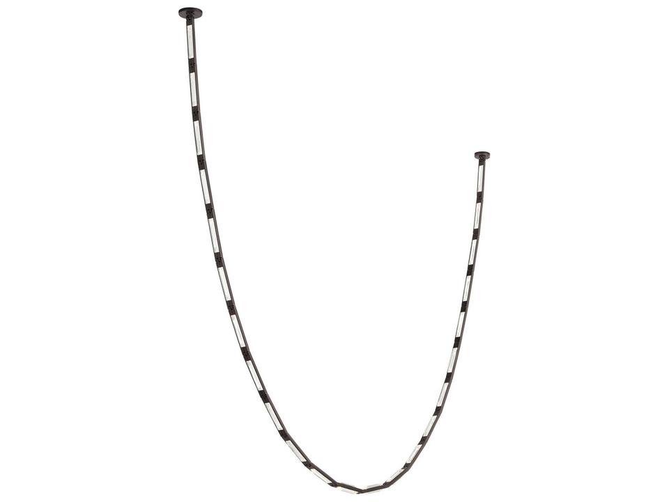Catena 23-Light Linear Chandelier in Bronze with Faceted Crystal Accents by Sean Lavin
