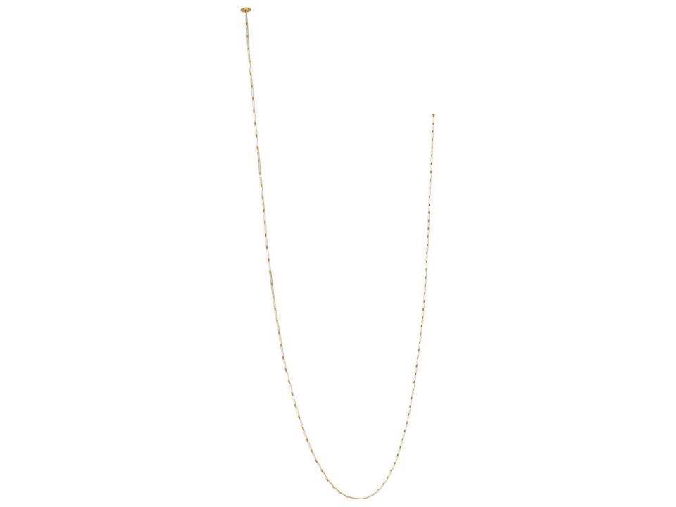 Catena Linear LED Chandelier in Solid Brass and Crystal by Sean Lavin