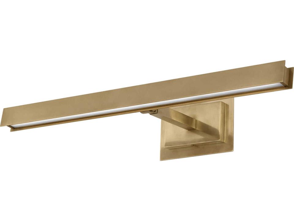 Bau 24 Inch Picture Light in Natural Brass