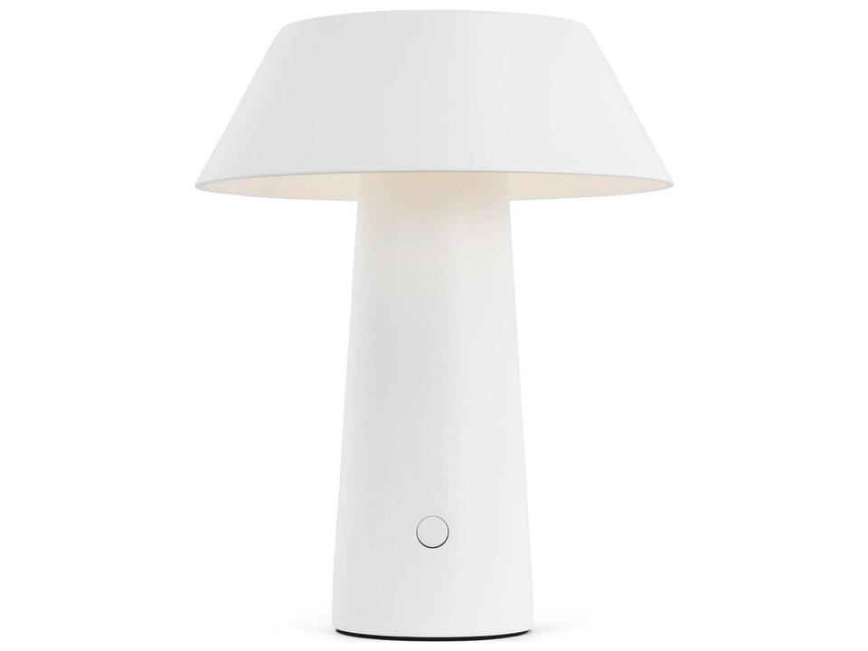Sesa 1-Light Rechargeable Outdoor Lamp in Matte White