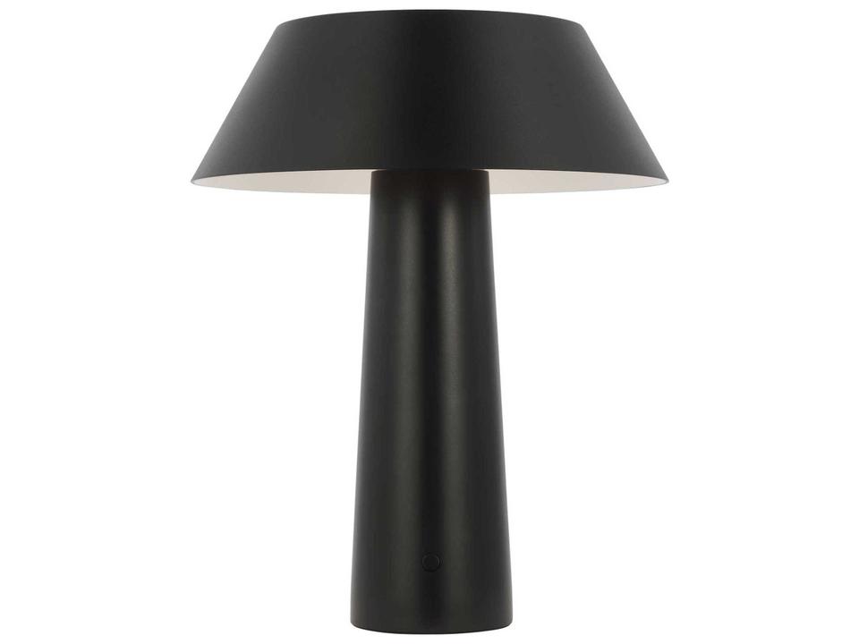 Sesa 1-Light Portable LED Table Lamp in Black