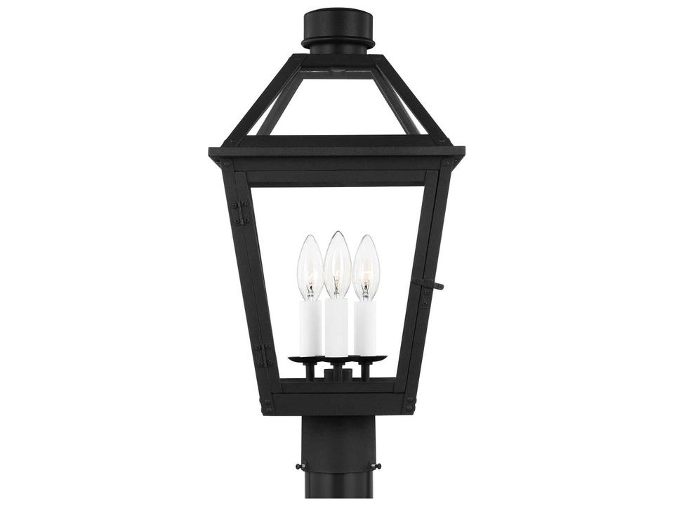Hyannis 3-Light Outdoor Post Light in Textured Black