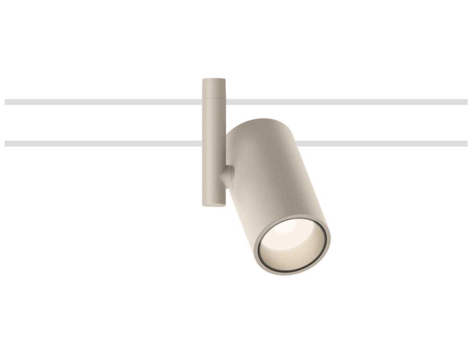 Circus 1-Light Off White Cylinder Spot Light