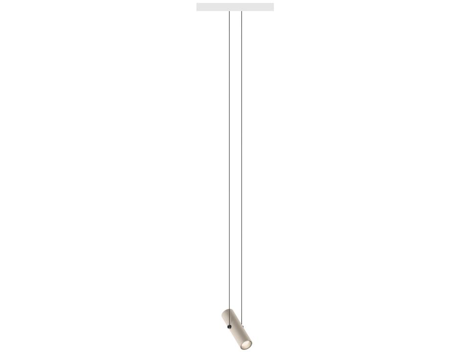 Circus 1-Light White Cylinder Track & Rail Light