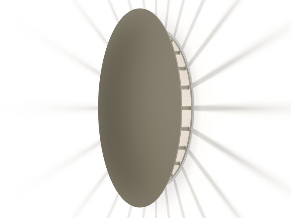Meridiano LED Outdoor Wall Sconce in Steel and Aluminum