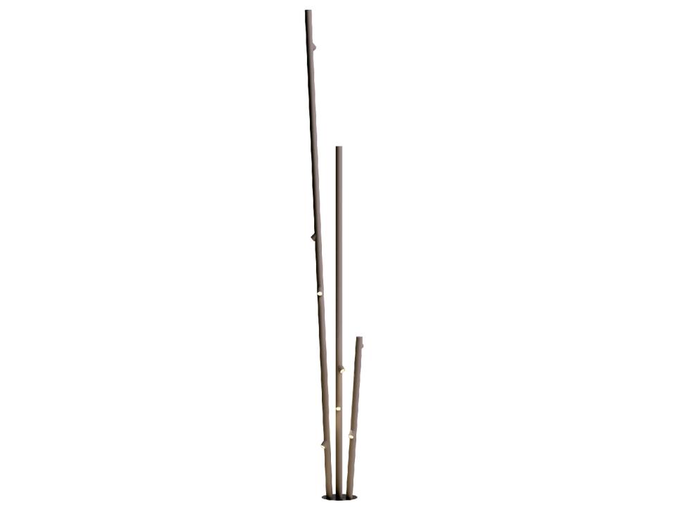 Bamboo 9-Light LED Outdoor Path Light in Oxide