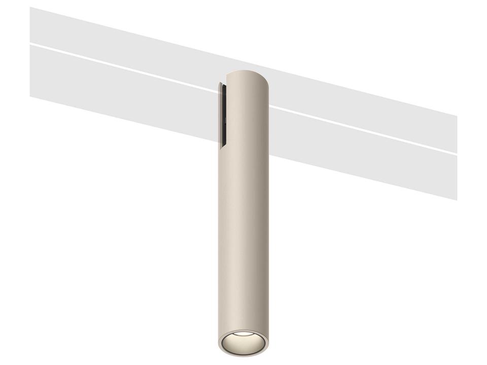 Bind 1-Light Off White Cylinder Spot Light