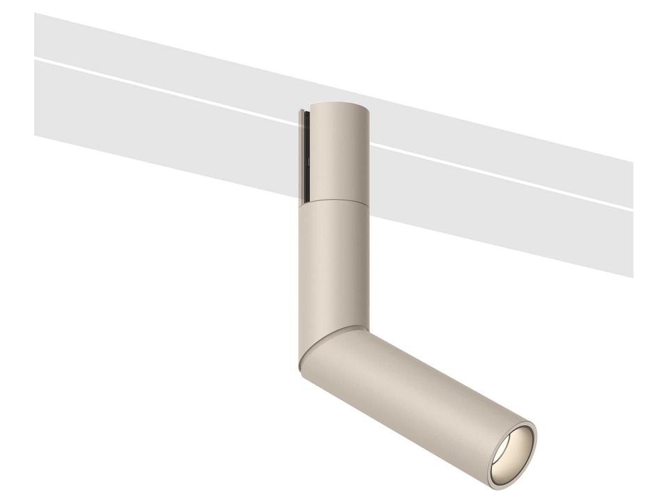Bind 1-Light Off White Cylinder Spot Light
