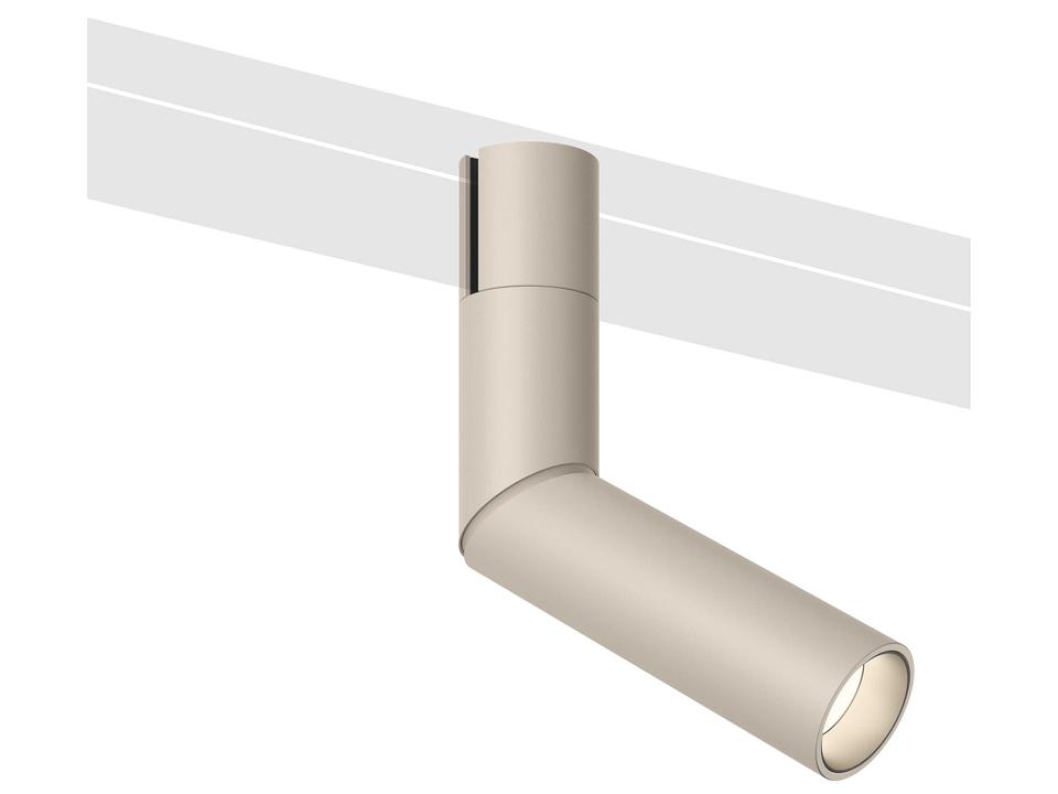 Bind 1-Light Off White Cylinder Spot Light