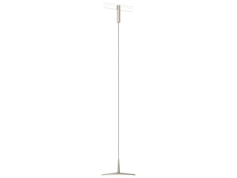Bind 1-Light Gray Round Track & Rail Light
