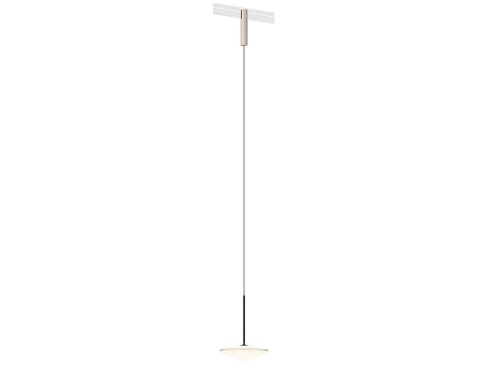 Bind 1-Light Off White Round Track & Rail Light