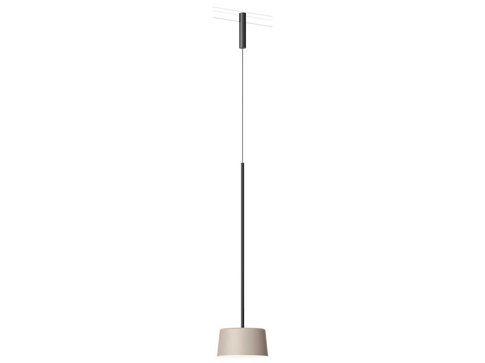 Bind 1-Light Black Drum Track & Rail Light