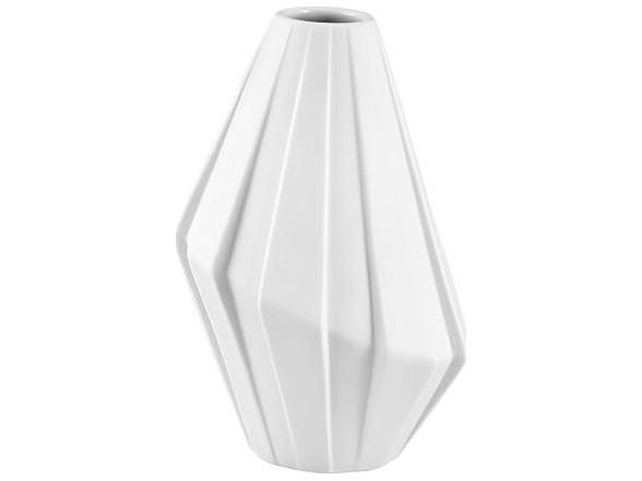 Ritmo Small Vase in Biscuit Porcelain
