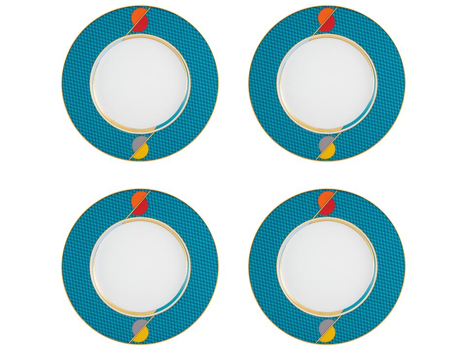 Futurismo Dessert Plate Set of 4