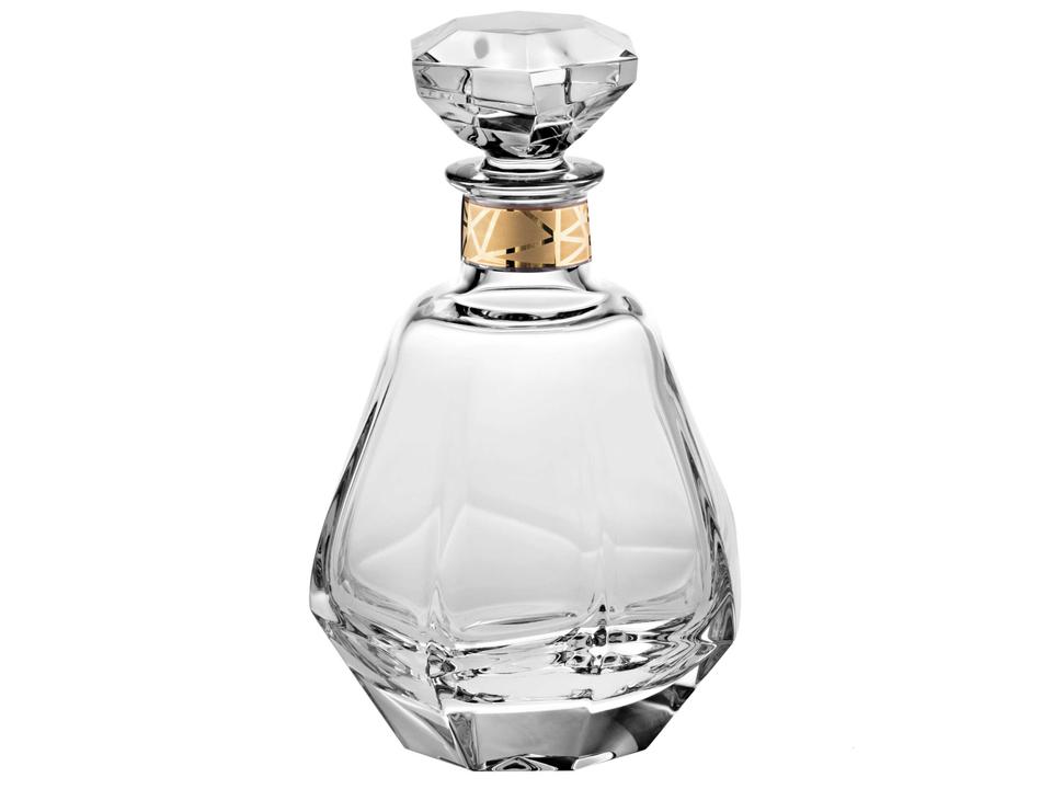 Gemstone Whisky Decanter with Gold Accents