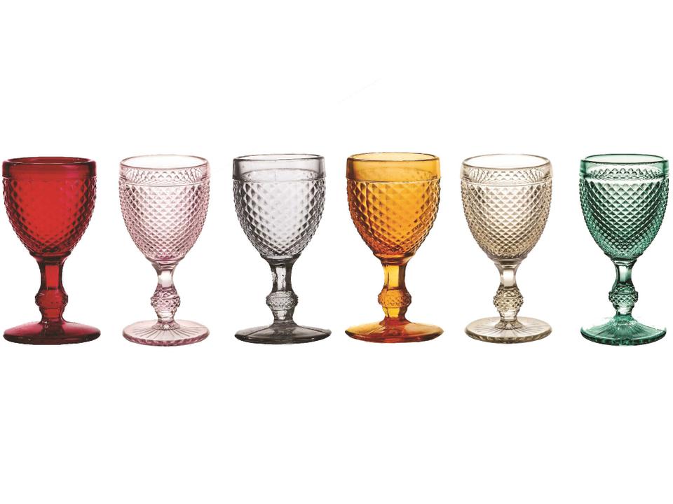 Sweet Liquor Set of 6 Assorted Cordial Glasses