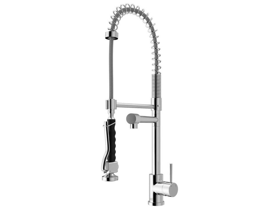 Zurich Pull-Down Spray Kitchen Faucet with Pot Filler and 360 Degree Swivel