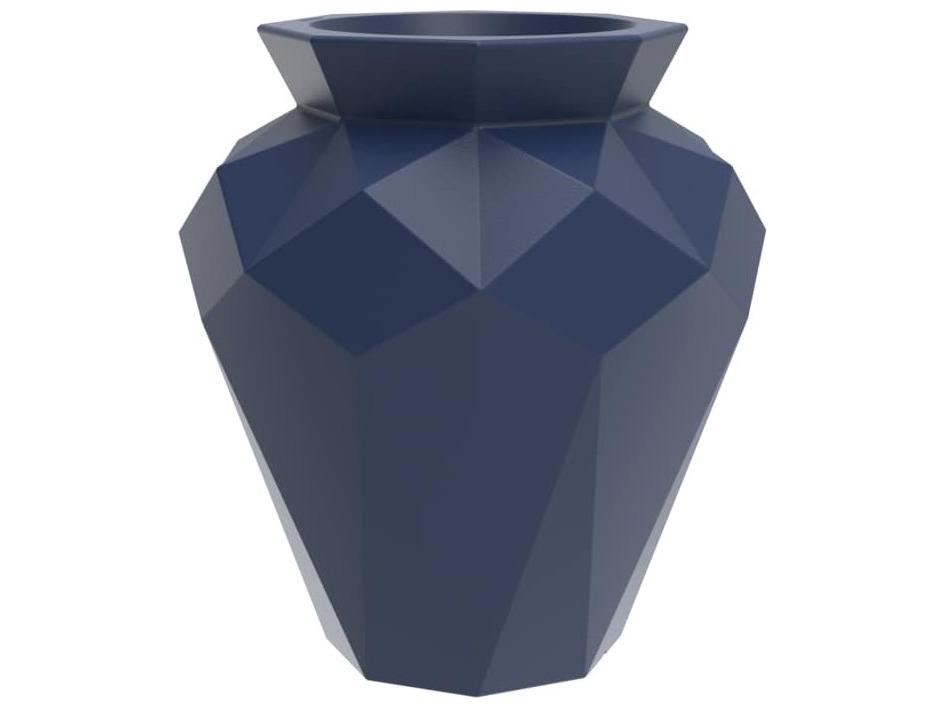 Vondom Origami Hanami Planter in Matte Blue