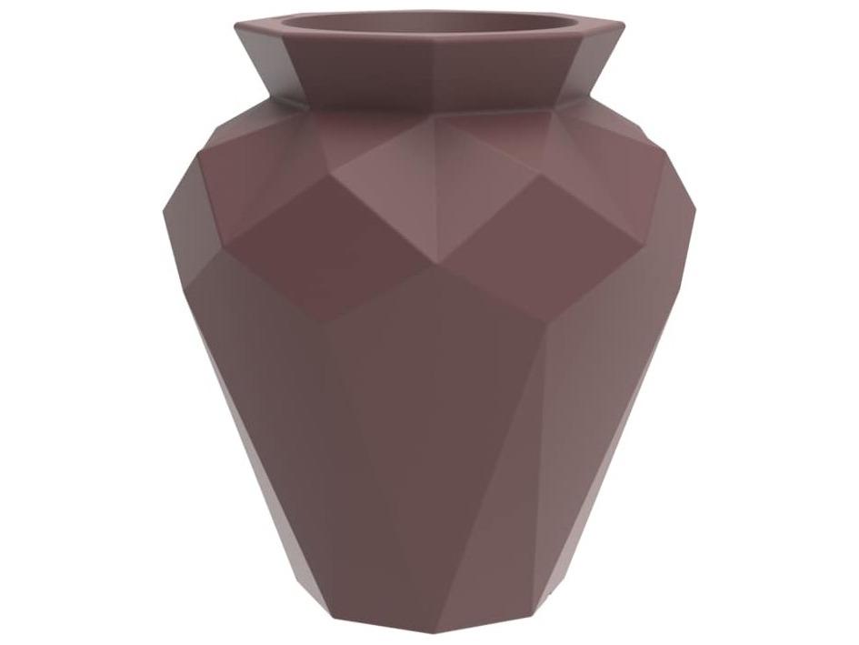 Vondom Origami Hanami Planter in Garnet