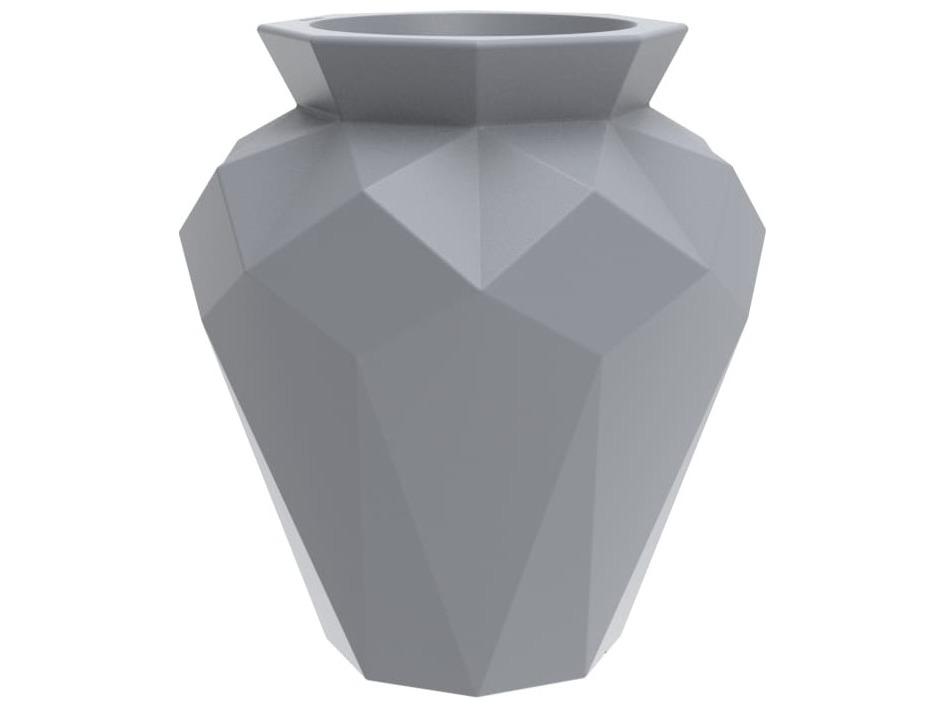 Vondom Origami Hanami Planter in Anthracite