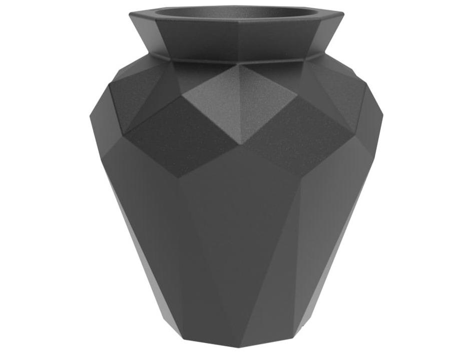 Vondom Origami Hanami Planter in Anthracite