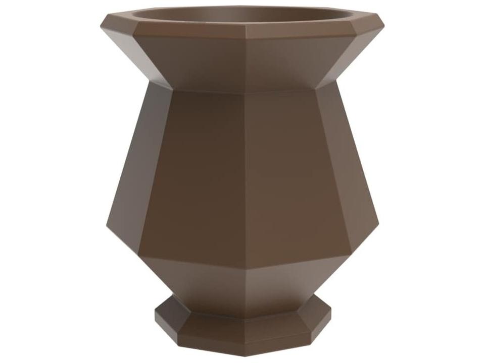 Vondom Origami Kashi Planter in Brown