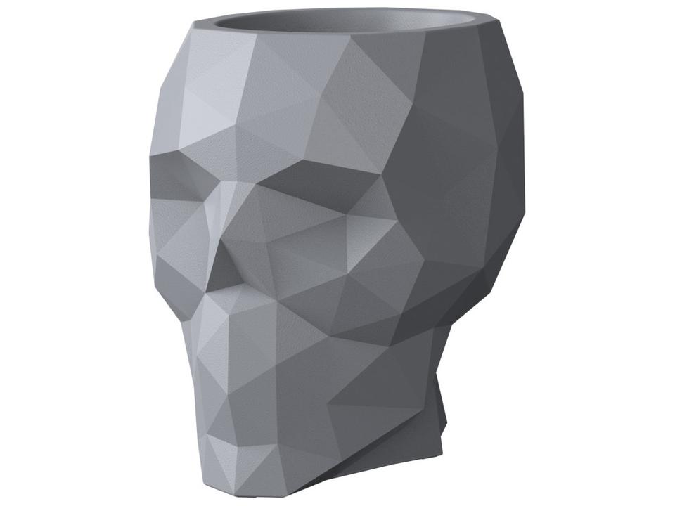 Vondom Skull Nano Planter in Gray
