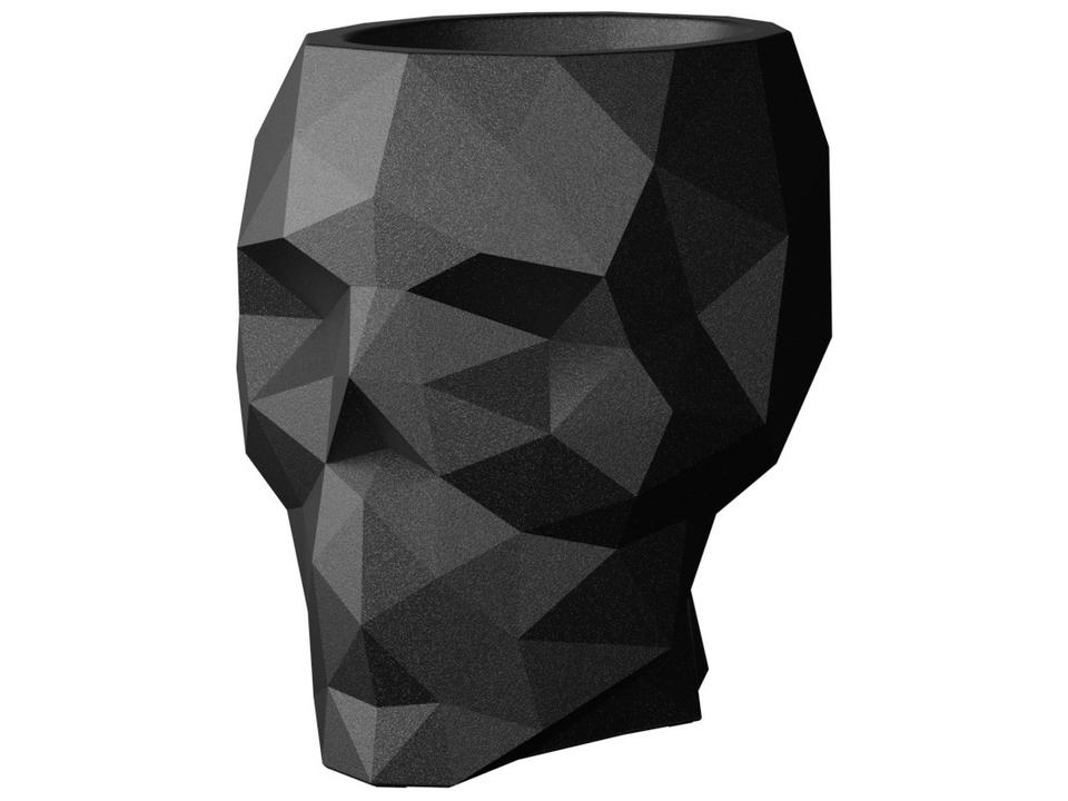 Vondom Skull Nano Planter in Anthracite