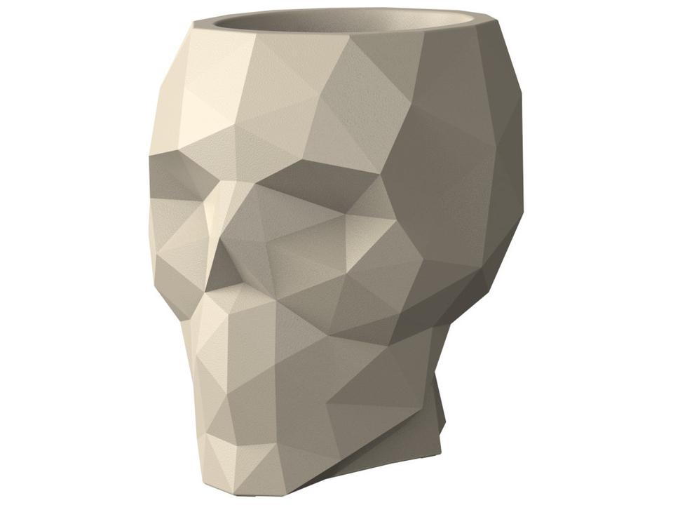 Vondom Skull Planter in Cream