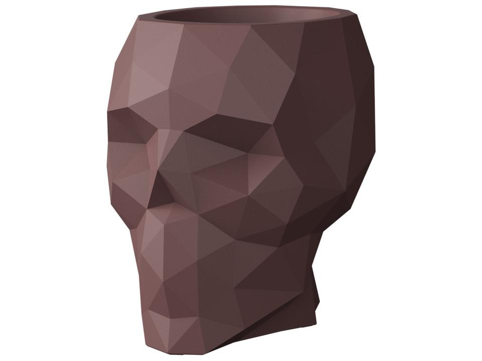 Skull Planter by Teresa Sapey in Garnet