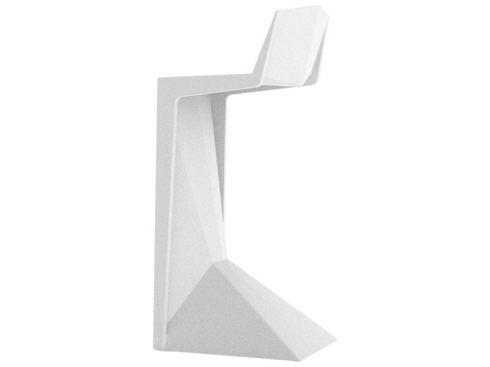 Voxel White Polypropylene Bar Stool Set of 4