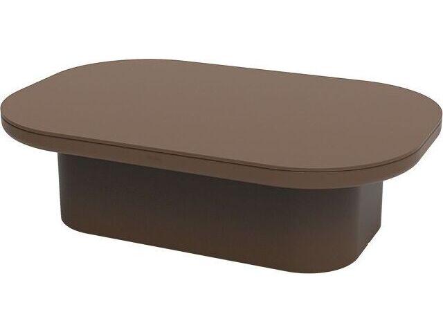 Luna Rectangular Coffee Table in Brown