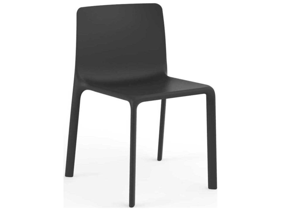Kes Black Polypropylene Dining Chair Set of 4