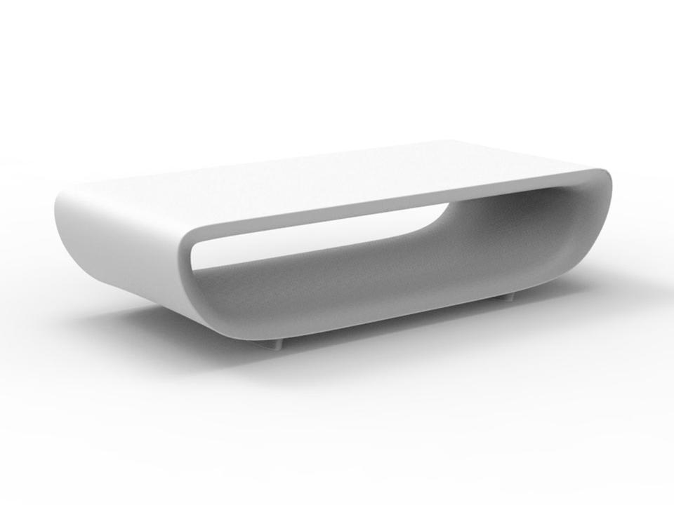 Bum-Bum Coffee Table Modern White