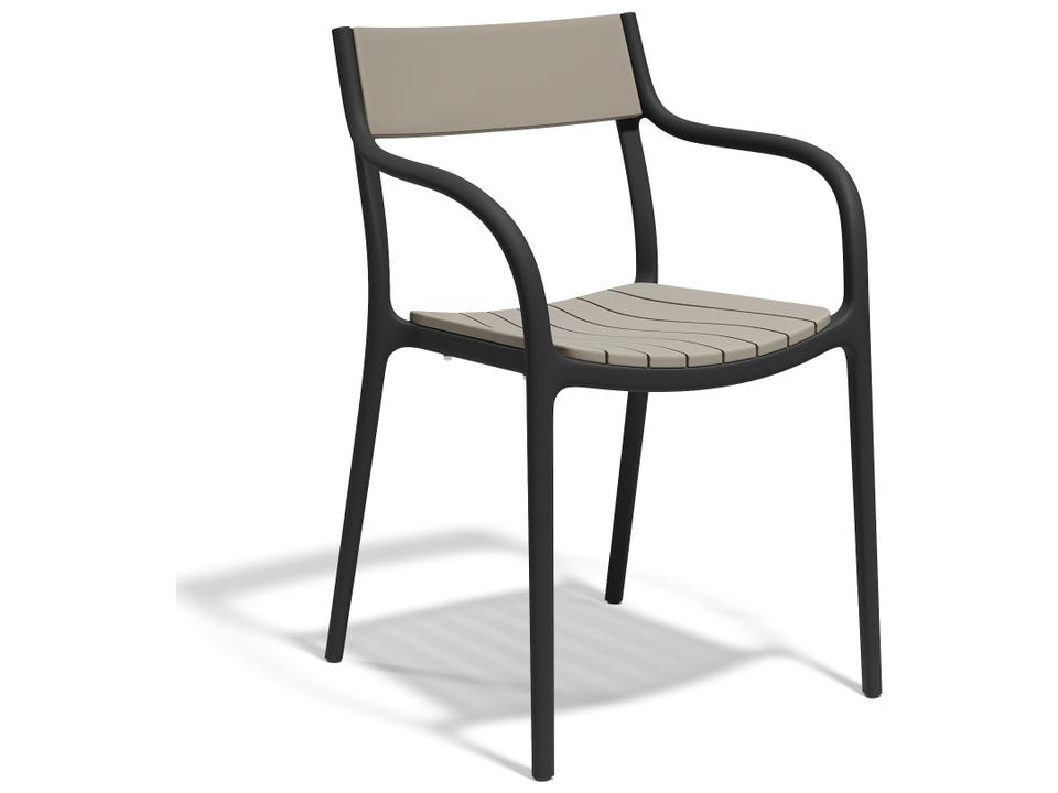 Madison Black Polypropylene Resin Dining Chair (Set of 4)