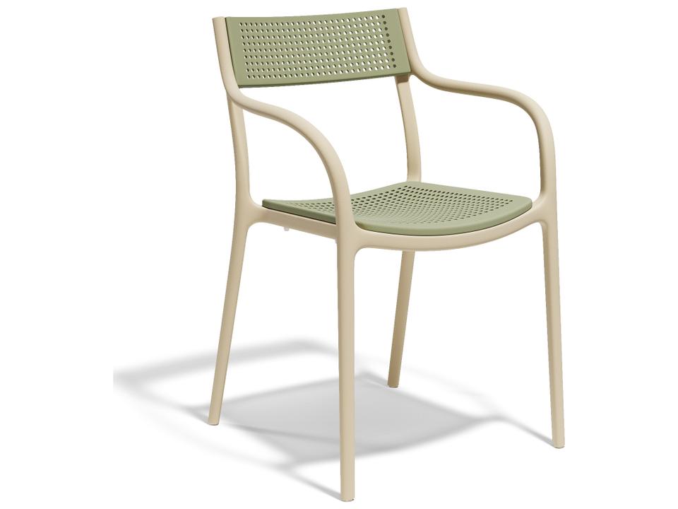 Madison Cream Polypropylene Resin Dining Chair (Set of 4)