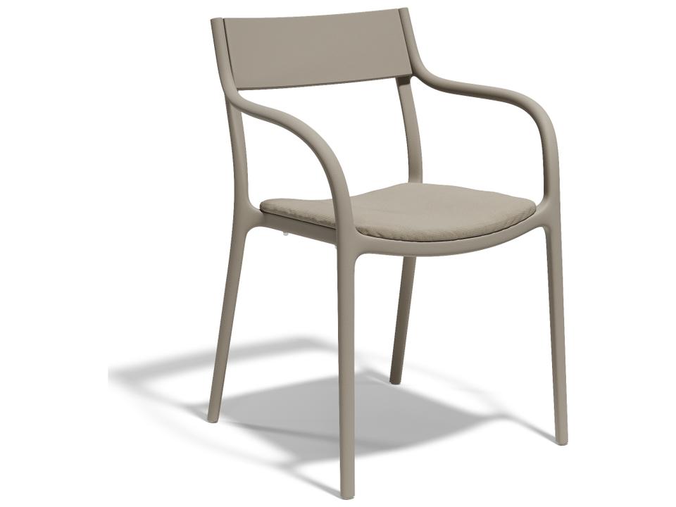 Madison Tortora Polypropylene Cushion Dining Chair (Set of 4)