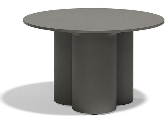 Mel Hpl Anthracite Polypropylene Round Coffee Table