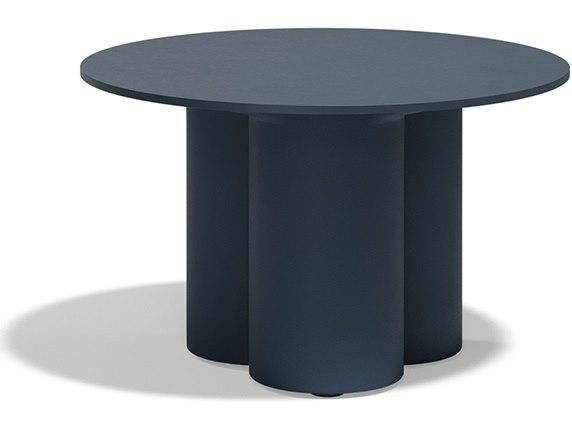 Mel Hpl Blue Polypropylene Round Coffee Table
