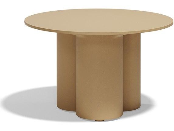 Mel Hpl Camel Polypropylene Round Coffee Table