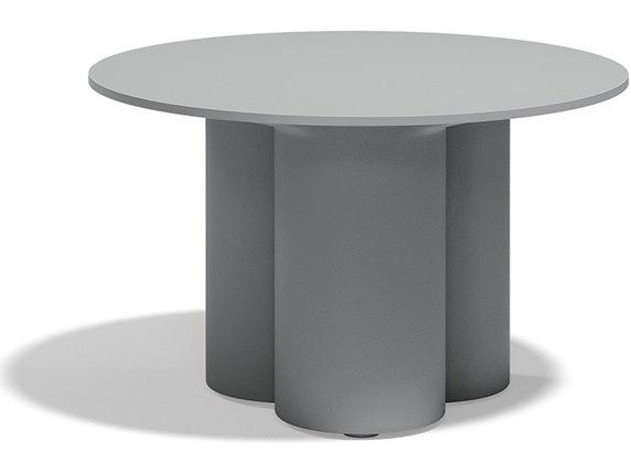 Mel Hpl Gray Polypropylene Round Coffee Table