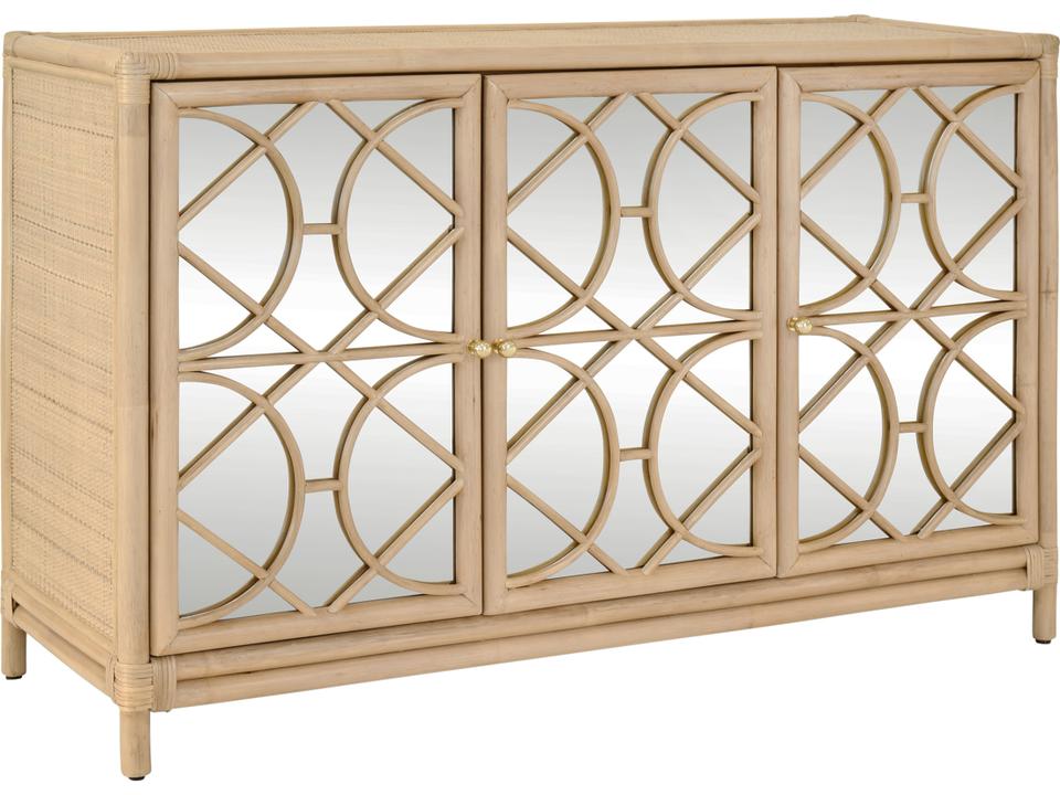 51" Rattan Sideboard