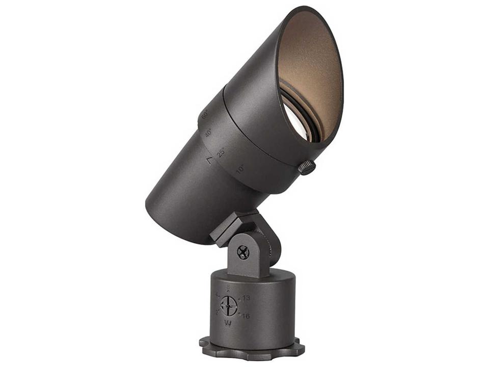 Tyler LED Landscape Accent Light in Bronzed Brass with Adjustable Beam and Output